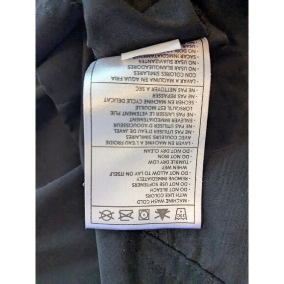 vintage womens nike windbreaker jacket black size medium 8-10 retro - Picture 8 of 8